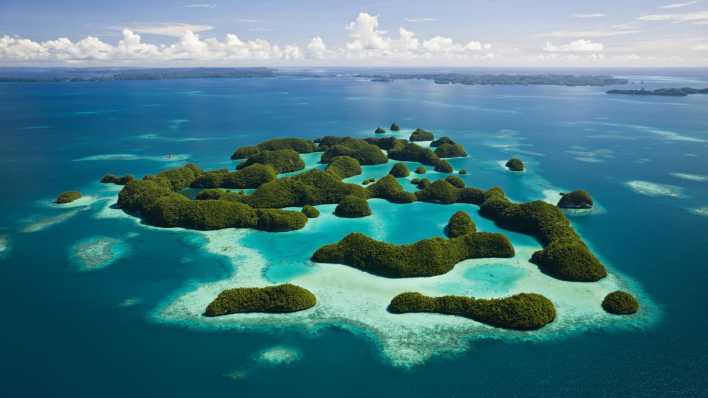 Luftbild der Seventy Islands (Foto: imago images / OceanPhoto)