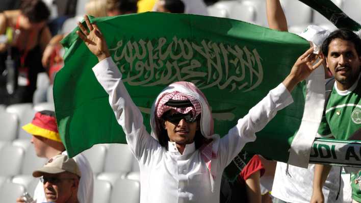 Symbolbild: Saudiarabischer Fußballfan