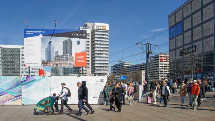 Wegen eines Hochhausprojekts sackt der U-Bahntunnel am Alexanderplatz ein