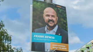 Archiv von 2021: Wahlplakat Frank Bewig, CDU, Spandau