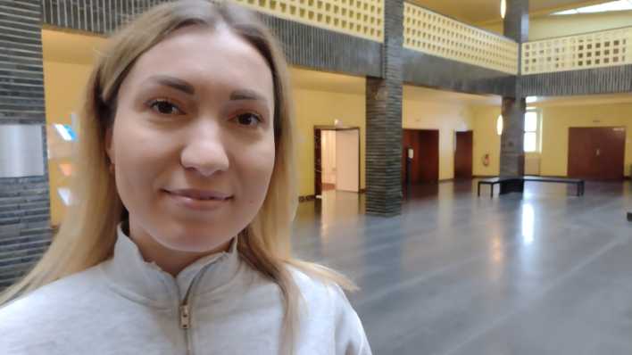 Julia Schulha kam vor einem knappen Jahr aus der Ukraine nach Berlin. Julia Schulha kam vor einem knappen Jahr aus der Ukraine nach Berlin.