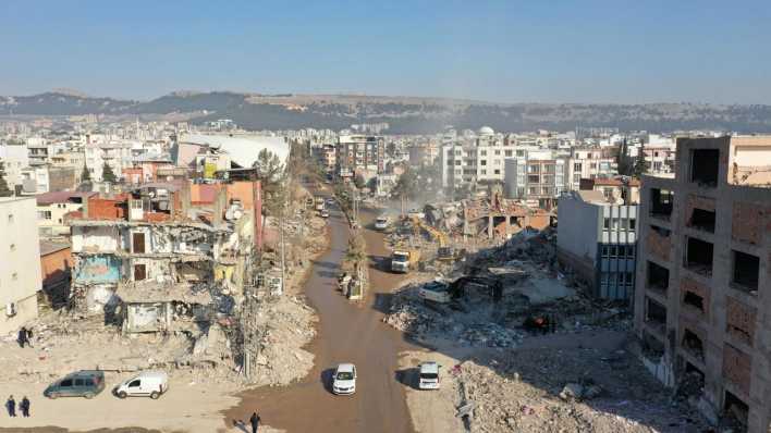 Verwüstung in der Türkei nach dem Erdbeben