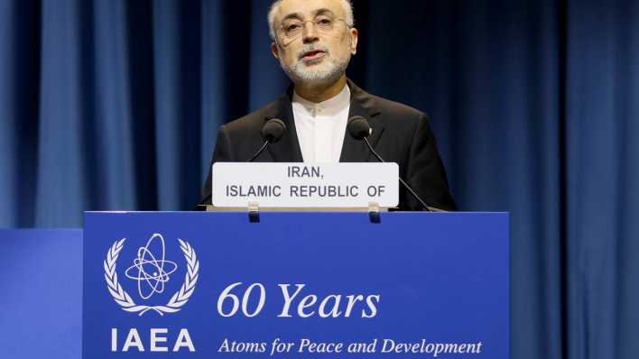 Der Leiter der iranischen Atomenergiebehörde Ali Akbar Salehi