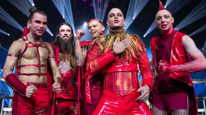 Lord of the Lost feiern ihren Sieg beim deutschen ESC-Vorentscheid.