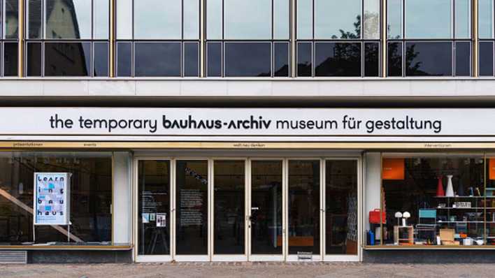 Während der Sanierung des "Bauhaus-Archiv / Museum für Gestaltung"_The temporary bauhaus-archiv in Berlin-Charlottenburg_foto: Konrad Langer