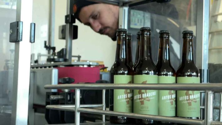 Arbeitsalltag in der Brauerei Artos in Lückenwalde