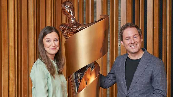 Präsidium der Deutschen Filmakademie, Alexandra Maria Lara und Florian Gallenberger_Nominierungsabend Deutscher Filmpreis 2023_foto: Eventpress Radke/picture allaince