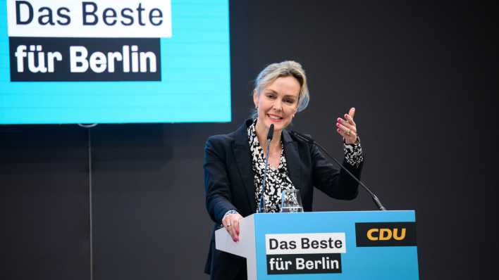 Manja Schreiner von der CDU ist neue Verkehrssenatorin von Berlin.