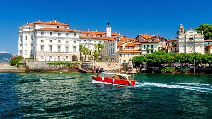 Italien: Hafen von Isola Bella im Lago Maggiore (Bild: PantherMedia / Johannes Löw)