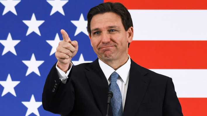 Der Republikander Ron DeSantis will für die Präsidentschaftswahl kandidieren.