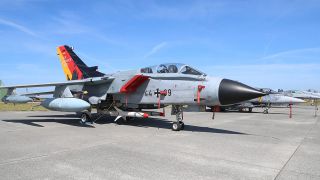 Ein Tornado-Kampfflugzeug der Bundeswehr, das an der Nato-Übung "Air Defender 2023" teilnehmen soll.