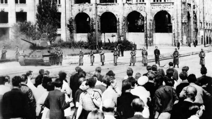 Arbeiter-Aufstand in Ost-Berlin am 17.06.1953