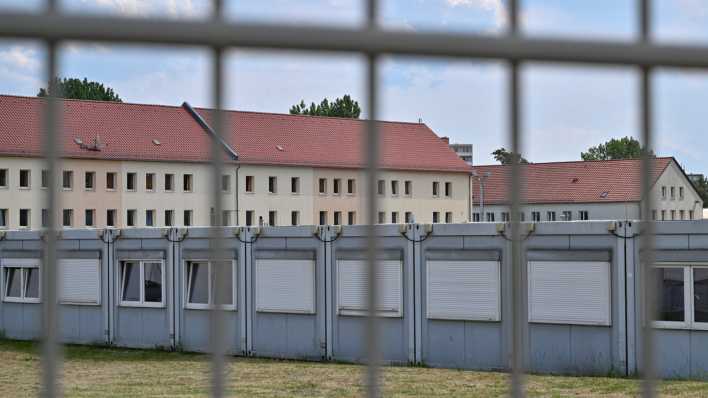 Das Gelände der Zentralen Ausländerbehörde (ZABH) und Erstaufnahmeeinrichtung des Landes Brandenburg.