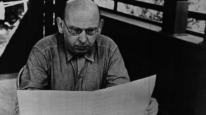 Hanns Eisler in Malibu (USA),Foto 1946