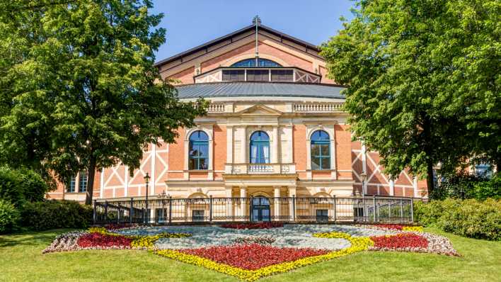 Richard-Wagner-Festspielhaus auf dem Grünen Hügel in Bayreuth
