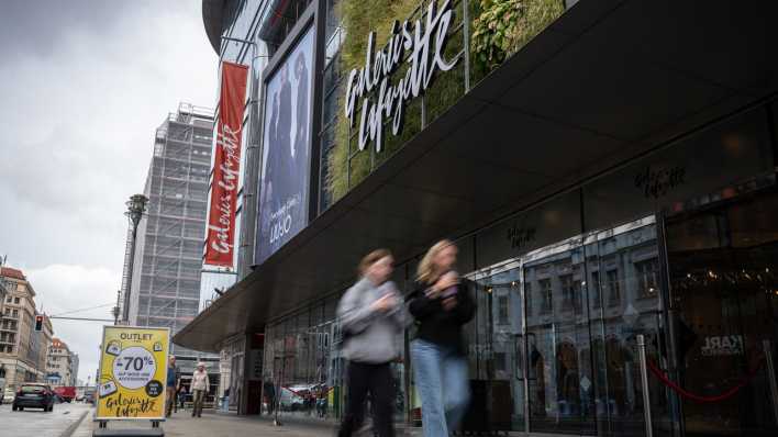 Außenansicht des Kaufhauses Galeries Lafayette an der Friedrichstraße