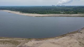 Blick auf das Gelände des künftigen Ostsees