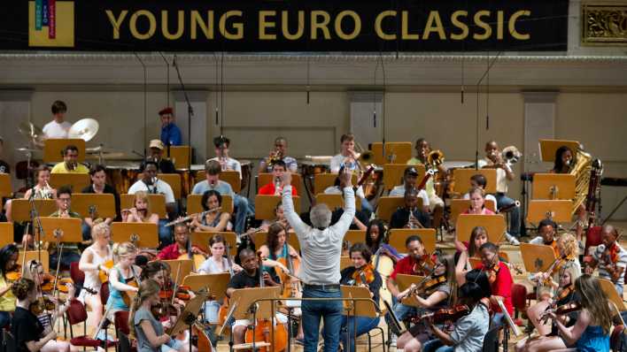 Probe vor einem Konzert der Young Euro Classic. (Archivbild-Quelle: Picture Alliance)