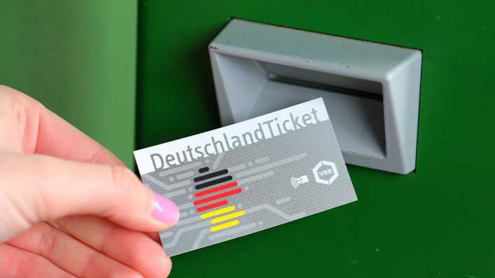 das Deutschlandticket (Symboldbild)
