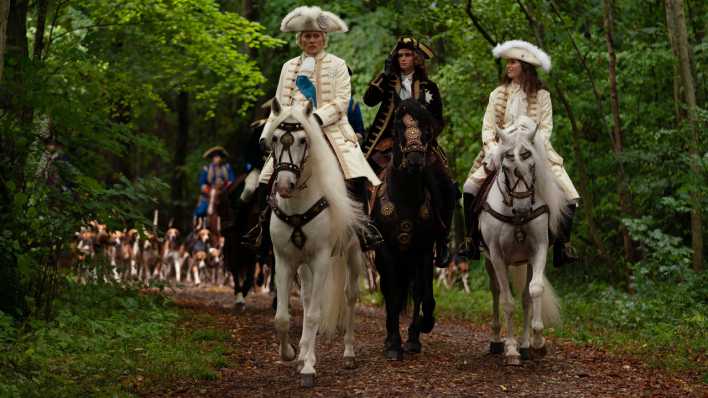 Johnny Depp und Maiwenn in "Jeanne du Barry"