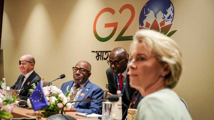 G20-Gipfel mit Bundeskanzler Olaf Scholz