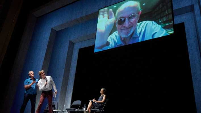 Salman Rushdie per Videoschalte beim ILB