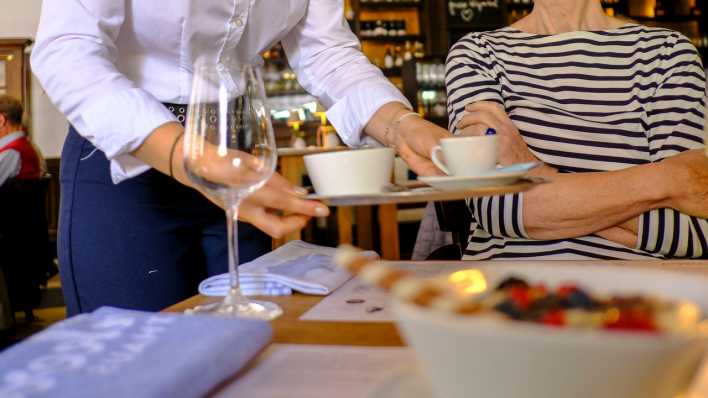 Bedienung im Restaurant