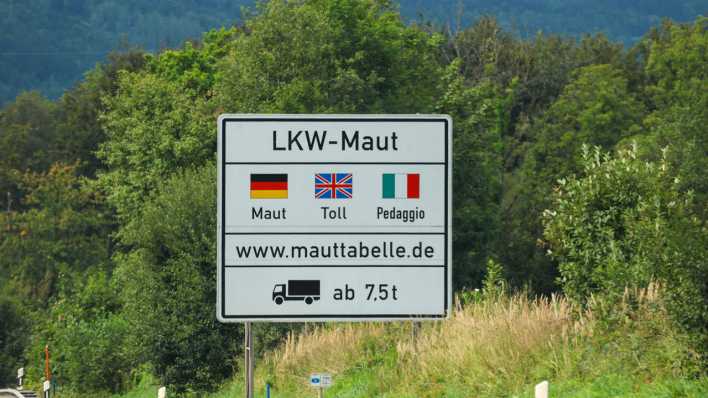 Schild LKW-Maut