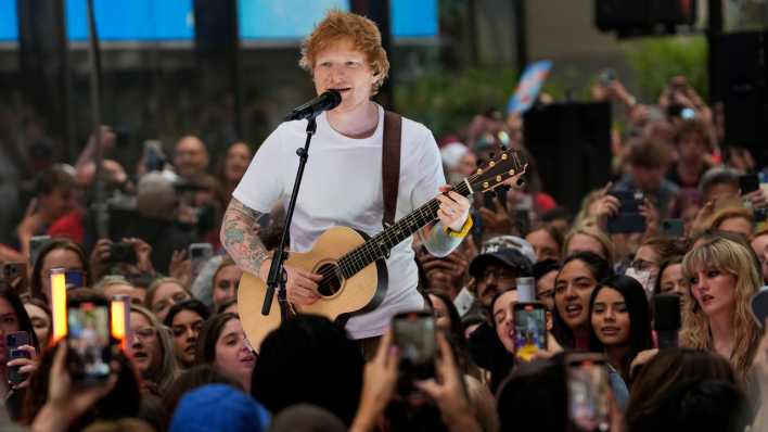 Ed Sheeran auf der Bühne