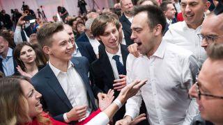 Jubel bei der Opposition nach der Wahl in Polen