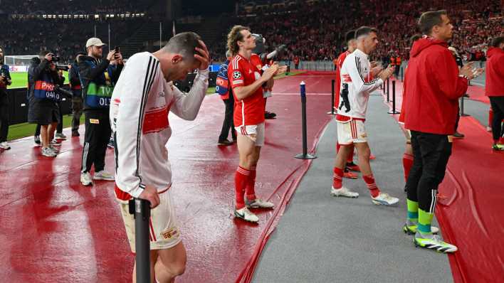 Enttäuschte Union-Spieler nach der Niederlage gegen Braga