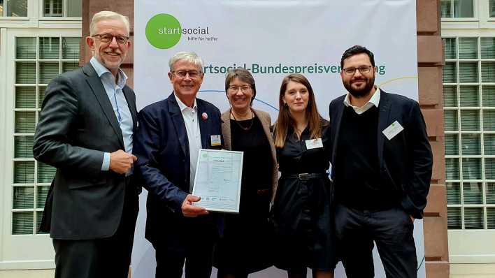 Joachim Gericke bei der startsocial-Bundespreisverleihung