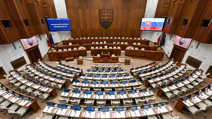 Das Slovakische Parlament in Bratislava