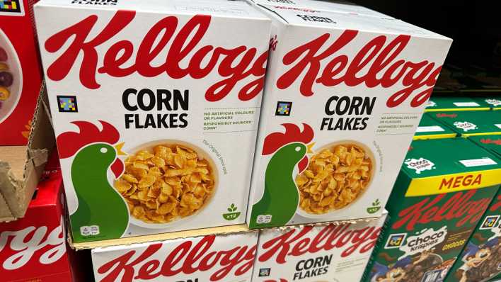 Kelloggs Produkte in einem Kaufland Supermarkt