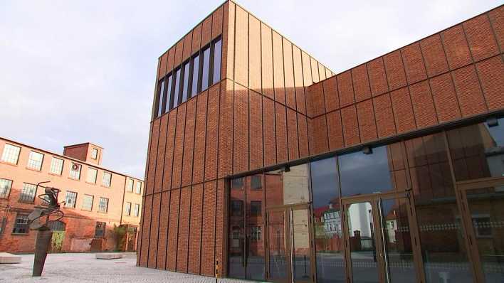 Außenaufnahme des Gebäudes der Kulturweberei Finsterwalde