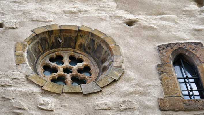 Fenster der Alten Synagoge in Erfurt