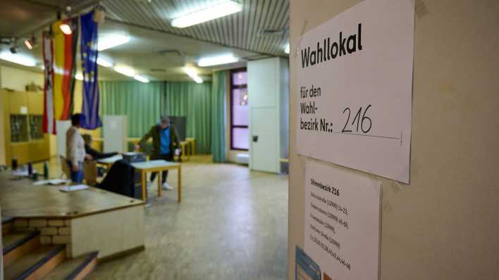 Wahllokal in Berlin