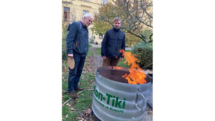 Stefan Schade (l.) und Tomas Kilousek (r.) Kon-Tiki (Bild: rbb/Franziska Ritter)