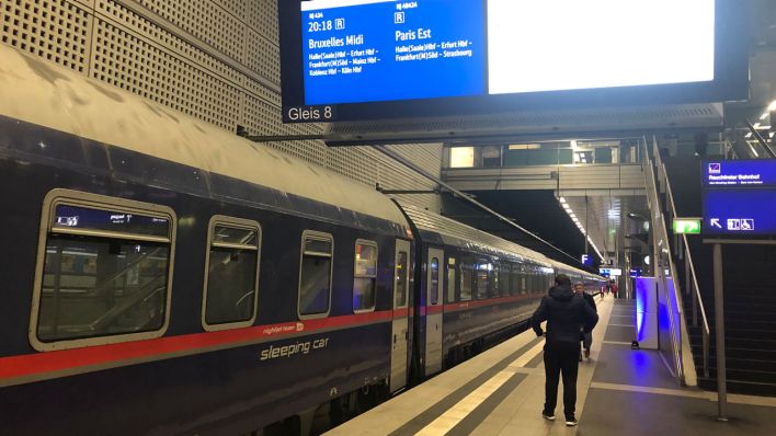 Nachtzug Berlin Paris