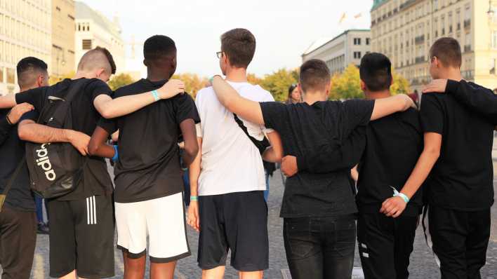 Gruppe Jugendlicher in Berlin