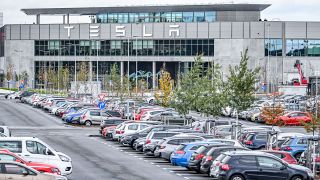 Tesla Gigafactory Berlin-Brandenburg in Grünheide bei Berlin