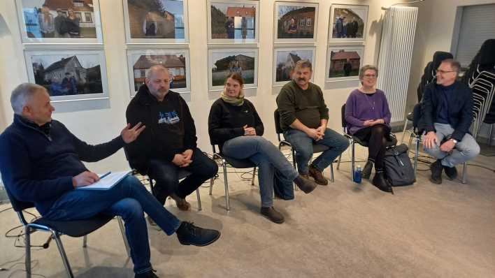 Die Teilnehmer der Diskussion zur grünen Woche Die Teilnehmer der Diskussion zur grünen Woche