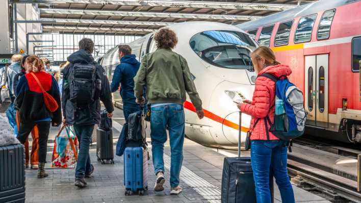 ICE am Hauptbahnhof München