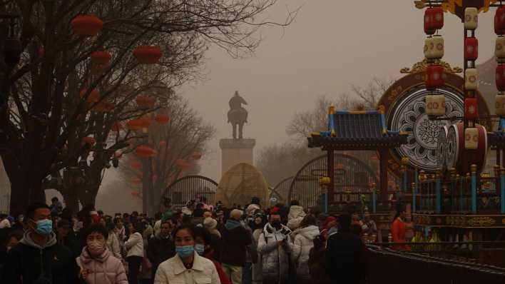 Dunstiges Wetter in Xi an, China