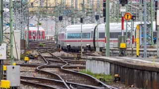 Gleise und Weichen der Deutschen Bahn