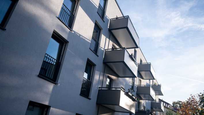 Ein Projekt für seriellen und modularen Wohnungsbau in Berlin-Treptow (Bild: picture alliance/dpa/Fabian Sommer)