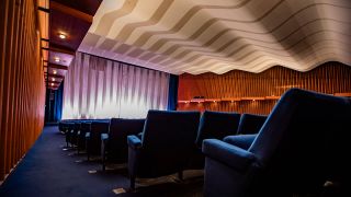 Der Kinosaal im Kino International auf der Karl-Marx-Allee in Berlin.