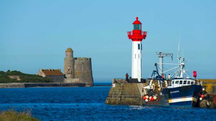 Blick auf die normannische Insel Tatihou (Foto: imago images / Andia)
