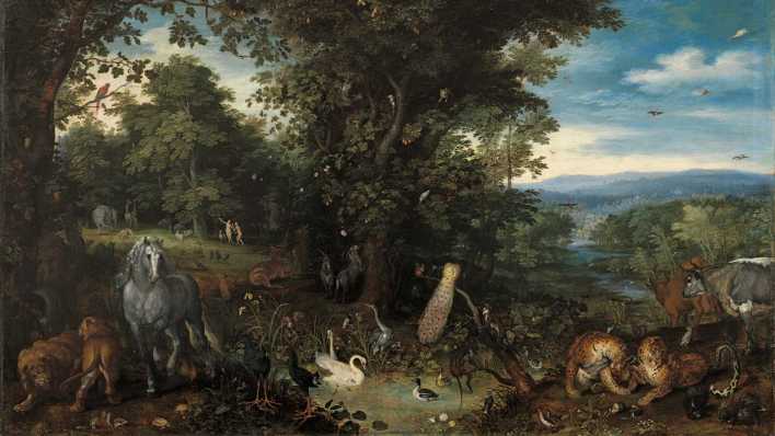 Gemälde "Der Garten Eden", von 1611, Sammlung Thyssen-Bornemisza (Bild: picture alliance/Heritage Images/Fine Art Images)