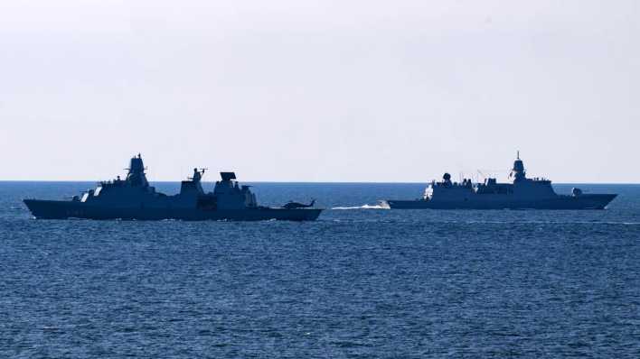 Nato Marineschiffe in der Ostsee